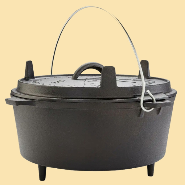Dutch Oven 10l -  Gusseiserner Topf - 33 cm