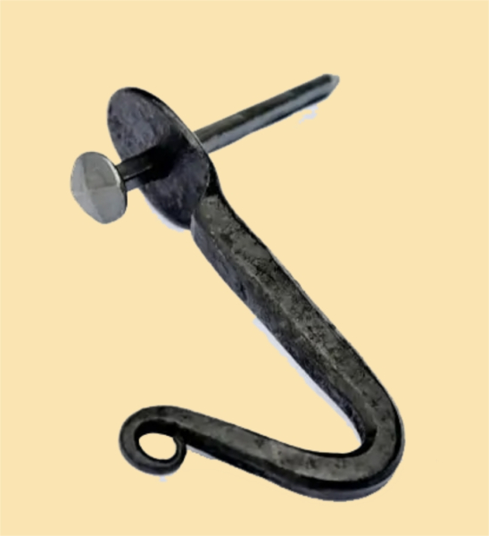 Wandhaken geschmiedet - klein