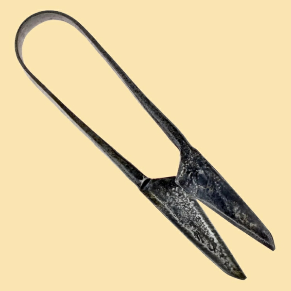 Geschmiedete Wikingerschere -  13 cm