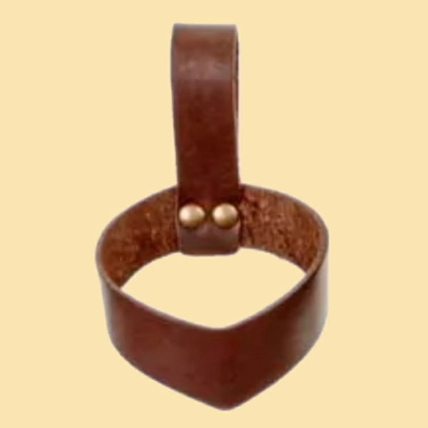 Trinkhornhalter - braun - Größe 3