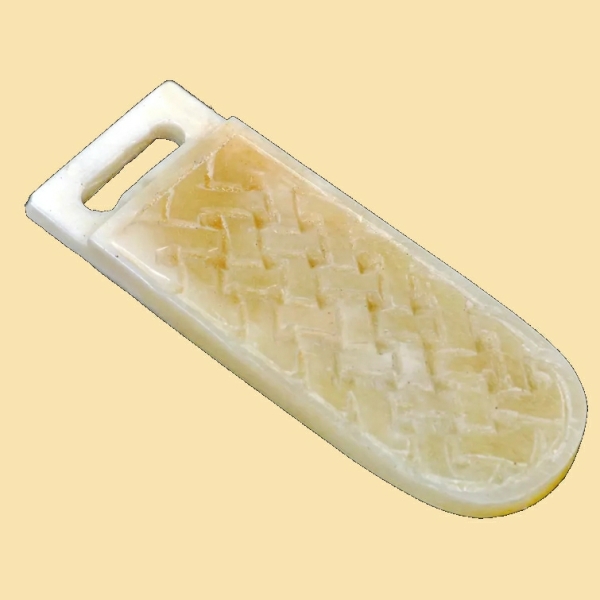 Knochen-Riemenende - 2 cm