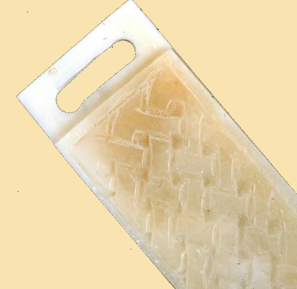 Knochen-Riemenende - 2 cm