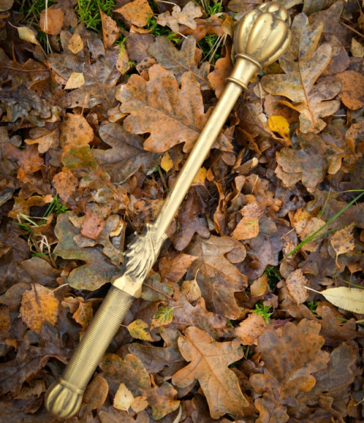 LARP Goldener Melonen-Hammer Huoyan - Polsterwaffe - 45 cm