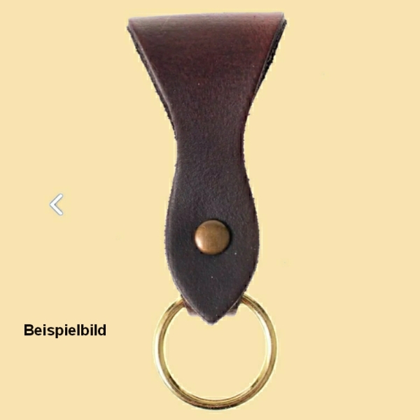 Eleganter Gürtel-Halter braun / silber