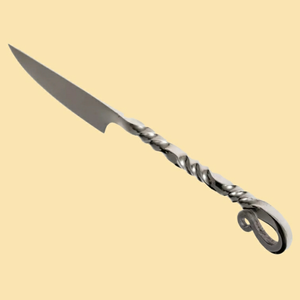 Mittelalter-Essmesser - tordiert