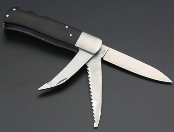 PUMA TEC Jagdtaschenmesser Ebenholz