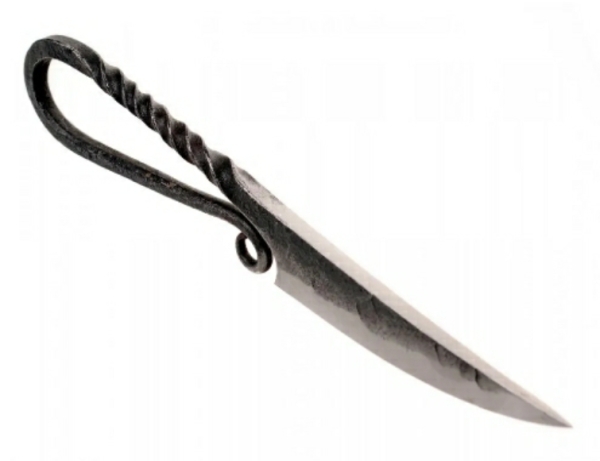 Eisenzeit-Messer  - mit beschlagener Scheide