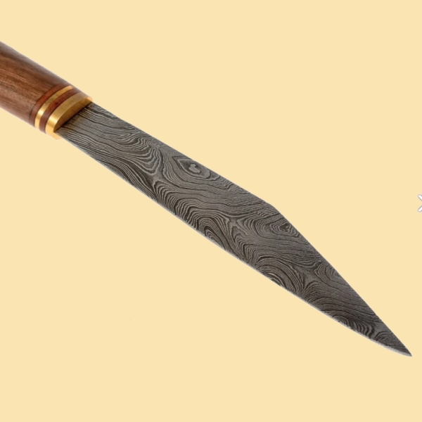 Kurzes Wikinger-Sax - Damaststahl
