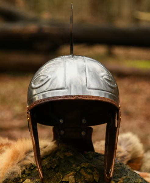 Spätrömischer Centurion Helm  -  Stahl