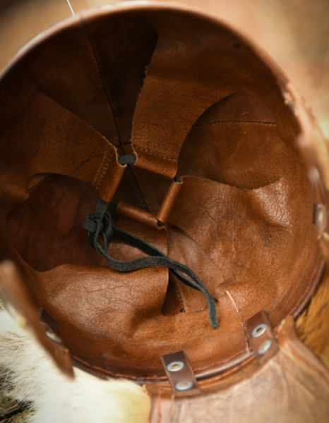 Spätrömischer Centurion Helm  -  Stahl