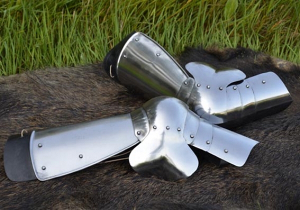 Spätmittelalter-Beinzeug - 1,6 mm Stahl