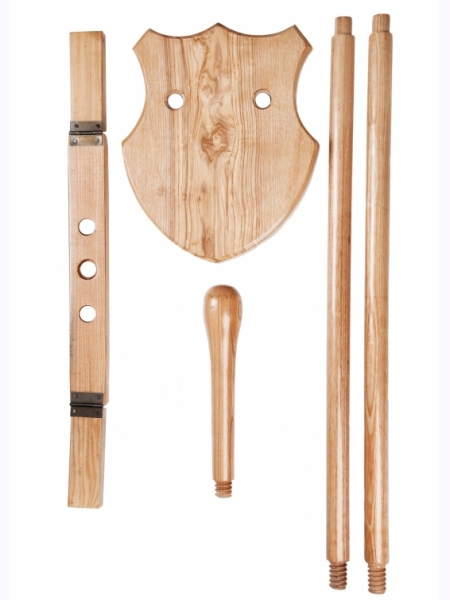 Holzständer für Lorica Segmentata, Helm etc.