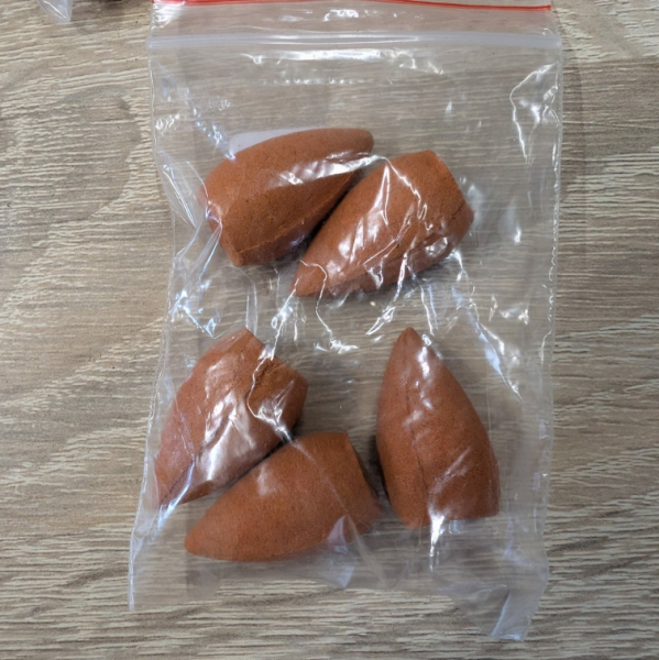 Rückfluss Räucherkegel - 2. Wahl - orange