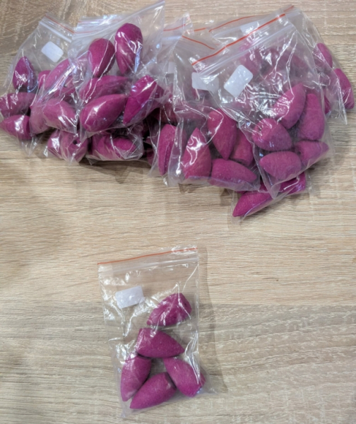 Rückfluss Räucherkegel - 2. Wahl - Rose