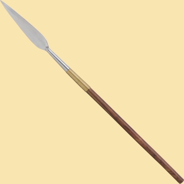 Speer mit Holzgriff
