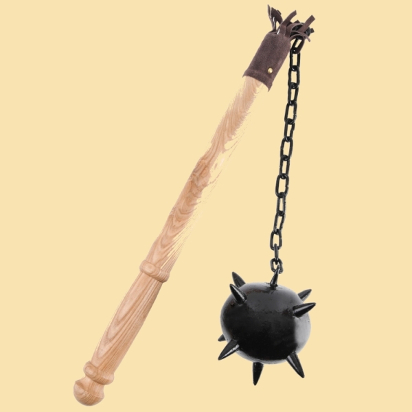 Morgenstern mit einer Eisenkugel