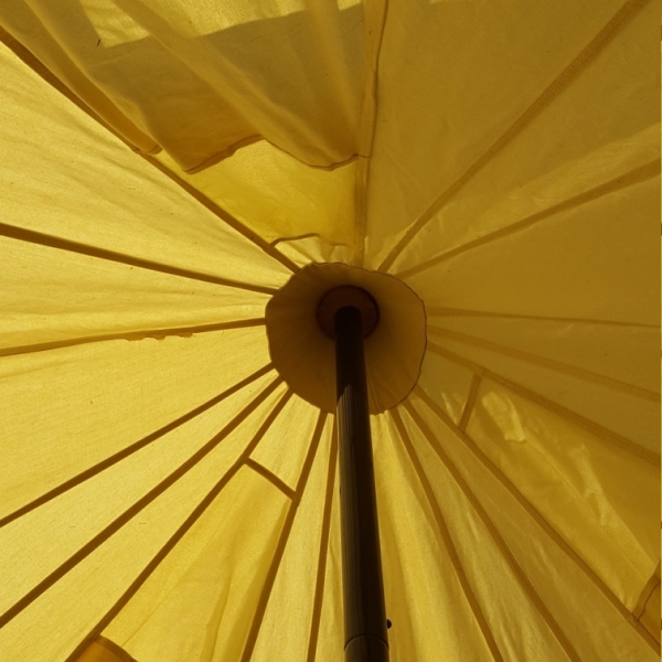 LARP Zelt Merglin - 4 m Durchmesser - naturfarben