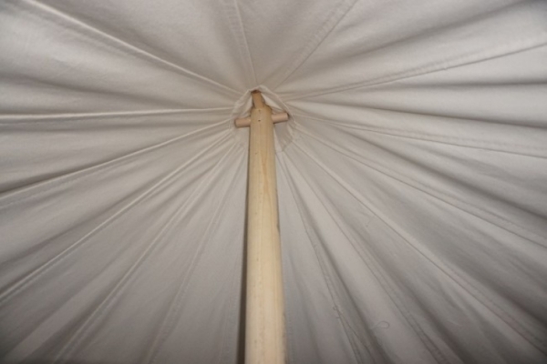 Ritterzelt Speichenradzelt 600 - natur