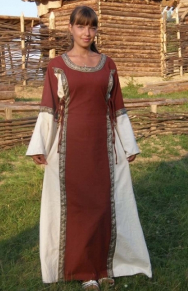 Mittelalter Baumwollkleid "Angie"