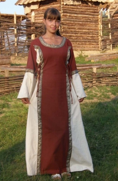 Mittelalter Baumwollkleid "Angie"