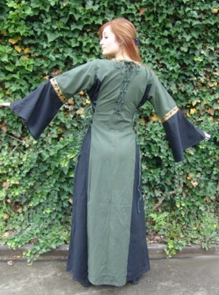 Mittelalterkleid mit Bordüre "Sophie"