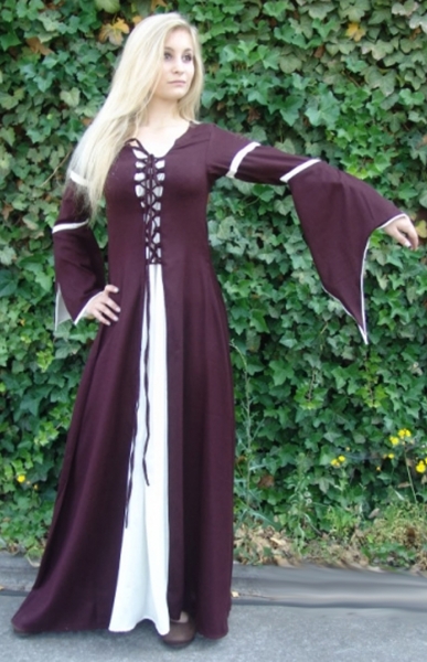 Kleid mit Trompetenärmeln "Larissa"