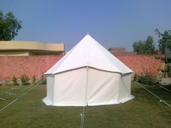 Mittelalterzelt Hexagonal 120 - komplett