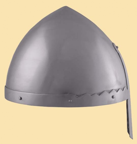 Normannischer Nasalhelm mit Lederinlay