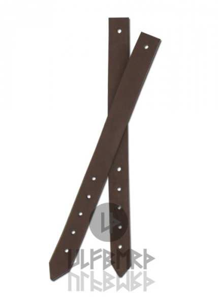 Mittelalterliche Schulterplatten, Paar - Schaukampf