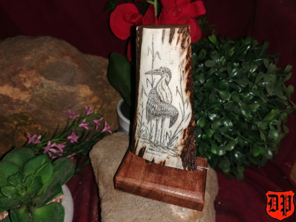 Dekorations Aufsteller mit Scrimshaw 3001