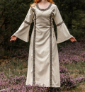 Mittelalter Baumwollkleid "Angie" - natur