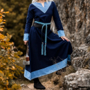 Wikinger Kleid Jorunn  -  blau