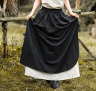 Mittelalter Rock "Elise" -  schwarz/natur