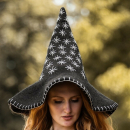 Hexenhut "Star"   -  schwarz