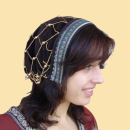 Edle Samthaube "Elaine"  - braun