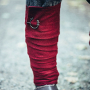 Wikinger Wollwadenwickel "Karl" - rot