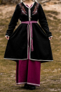 Wikinger Birka Mantel Skadi - schwarz
