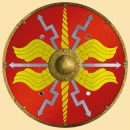 Römerschild rund