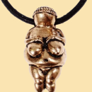 Amulett Venus von Willendorf - Bronze