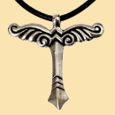 Irminsul-Amulett - versilbert