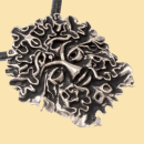 Amulett "Grüner Mann" -  versilbert