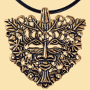 Großer Anhänger  "Grüner Mann" - Bronze