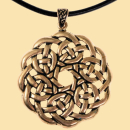 Keltischer Mandala-Anhänger- Bronze