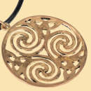 Keltisches Amulett  "Trinity"  -  Bronze