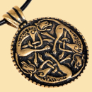 Keltisches Amulett Wilde Jagd - Bronze
