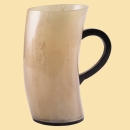 Trinkbecher / Bierkrug aus Horn