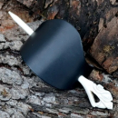 Wikinger-Haarspange - groß - schwarz