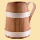 Bierkrug aus Holz - ca. 0,5 Liter