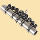 Wikinger-Nadeldose aus Birka - versilbert