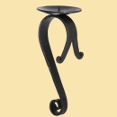 Geschmiedeter Wandleuchter aus Stahl